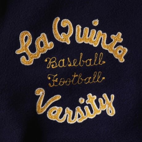 Coleman Knitting Mills / Vintage, Wool Leather Varsity Jacket "La Quinta High School"