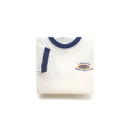 Vintage, Ringer S/S Tee "I Joined the Safety Team in '83"
