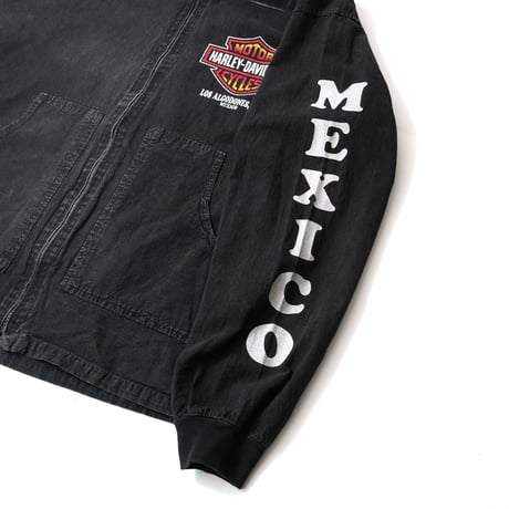 Harley Davidson / Full Zip Hooded Jacket "LOS ALGODONES"