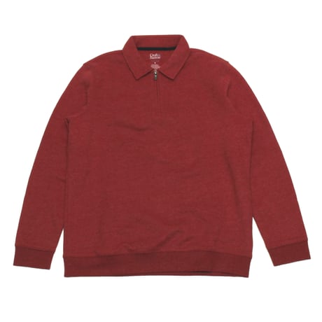 Teereco / Vintage, Embroidery Custom Zip Sweat Polo Shirt (5)