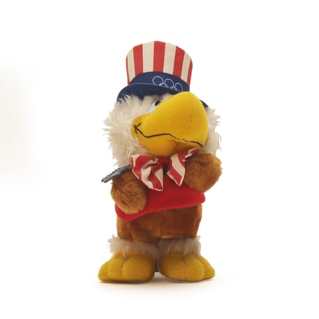 Sam The Olympic Bird / 80's Vintage, Plush Toy
