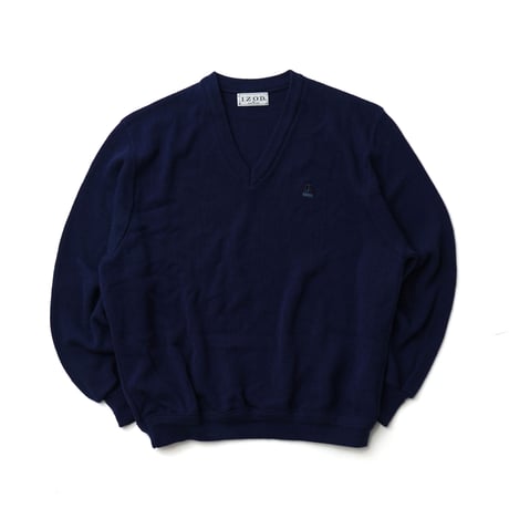 Izod / Vintage, V-Neck Orlon Knit Sweater