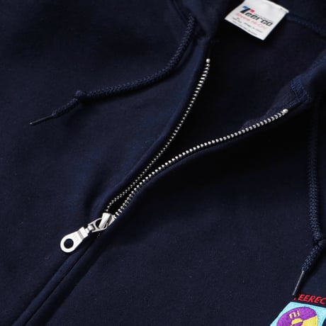 Teereco / SS Logo Embroidered Zip Up Hooded Sweatshirt