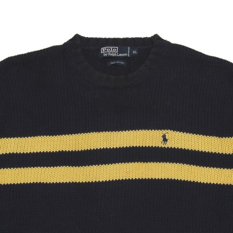 Polo Ralph Lauren / 90's Vintage, Cotton Knit Crewneck Sweater