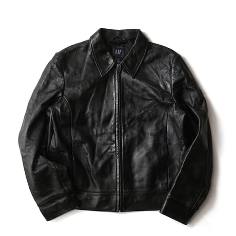 GAP / Vintage, Leather Harrington Jacket