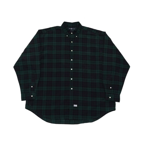 Ralph Lauren / Vintage, Plaid B.D. L/S Shirt "The Big Oxford"