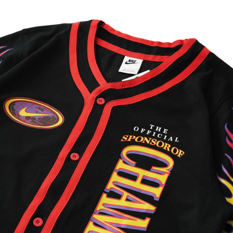 Nike / Americana Top Flames Baseball Jersey