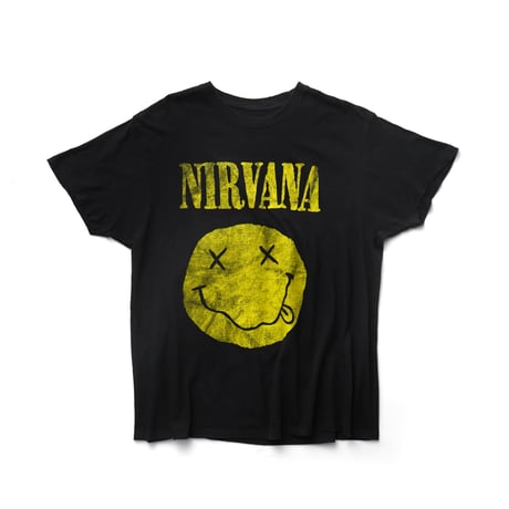 Nirvana / Cracked Smiley Face S/S Tee