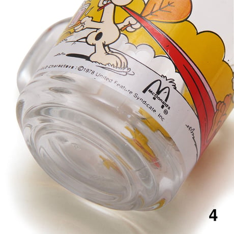 Garfield × McDonald's / Glass Mug Cup (Anchor Hocking)