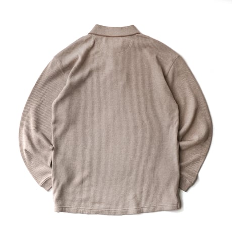 Cotton Knit Polo L/S Shirt