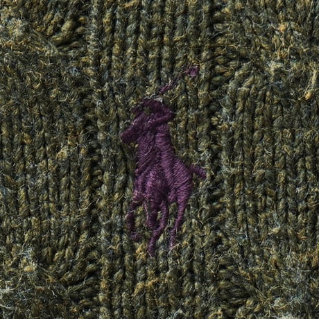 Polo Ralph Lauren / Vintage, Silk Knit Cable Crewneck