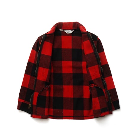 Woolrich / Vintage, Double Mackinaw Cruiser Jacket "Buffalo Plaid, Wool Melton"