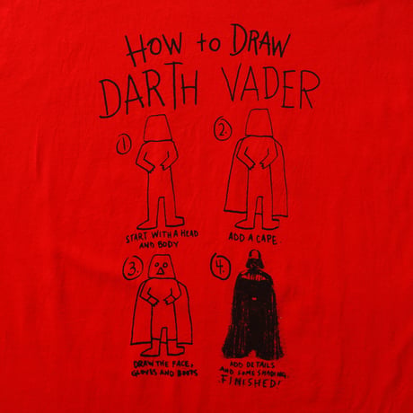 Star Wars / How To Draw Darth Vader S/S Tee