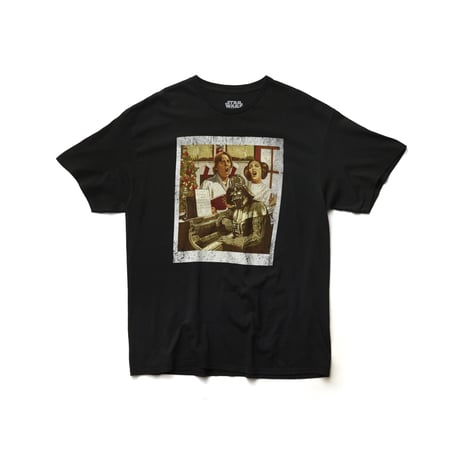 Star Wars / Darth Vader Leia Luke Skywalker Singing Christmas Carol S/S Tee