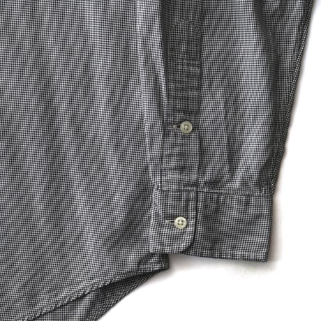 Ralph Lauren / Vintage, Houndstooth Plaid Cotton B.D L/S Shirt "Marlowe"