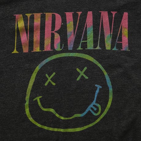 Nirvana / Tie-Dye Smiley Face Heather S/S Tee