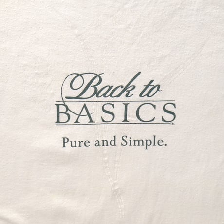 Back to Basics / Vintage, Logo S/S Tee