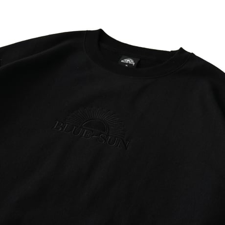 Blue Sun Record / Logo Crewneck Sweatshirt (champion Reverse Weave body)
