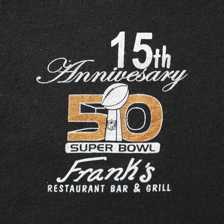 Frank's Restaurant / Super Bowl 50th Staff S/S Tee