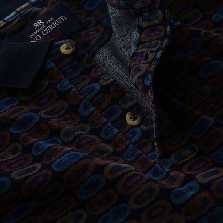Nino Cerruti Sport / Vintage, Velour Polo L/S Shirt