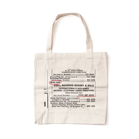 Blue Sun Record / Acclaimed Logo Tote Bag