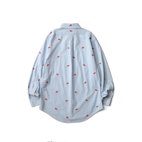 Brooks Brothers / Seersucker Lobster Striped L/S Shirt
