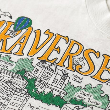 Traverse City, Michigan / Vintage, Tourist Spot Map S/S Tee
