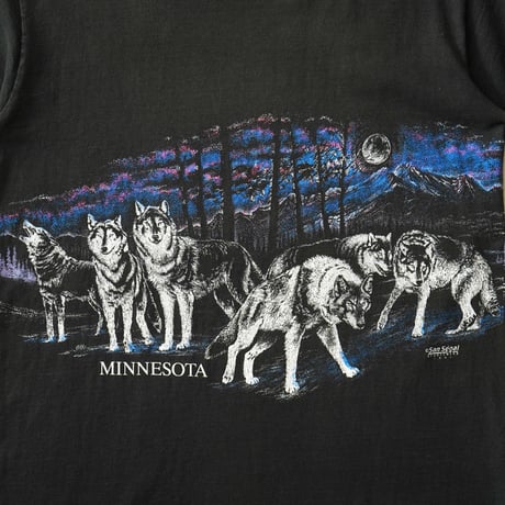 San Segal Sportswear / Vintage, Minnesota S/S Tee "Wolf"