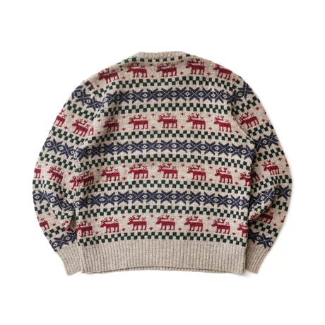 Chaps Ralph Lauren  / Vintage, Snowflake Wool Crewneck Knit