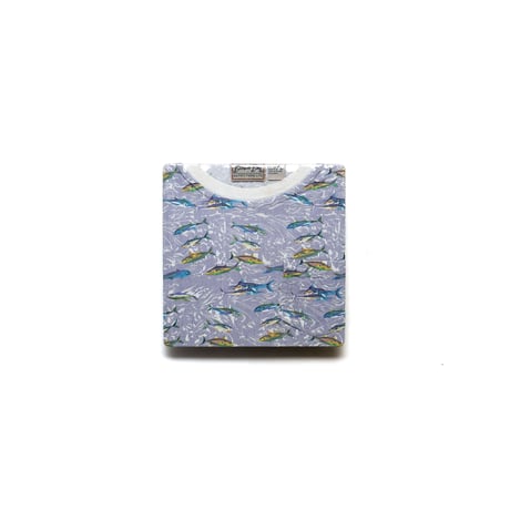Bimini Bay Outfitters / Vintage, Fish Striped S/S Tee