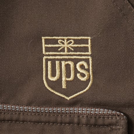 UPS / Vintage, Quarter Zip Deliveryman Filling Pullover Jacket