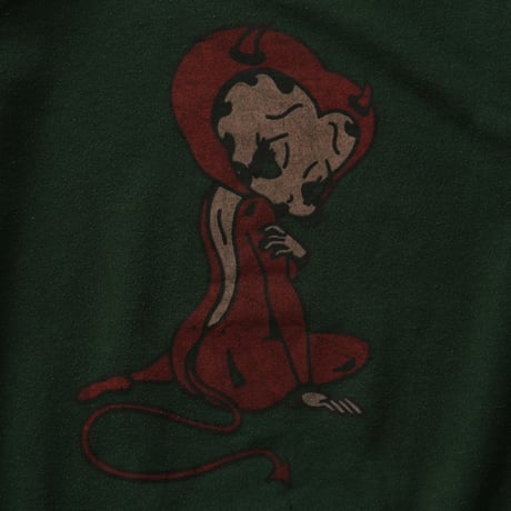 Betty Boop / Vintage Bootleg, Crewneck Sweatshirt "Red Devil"