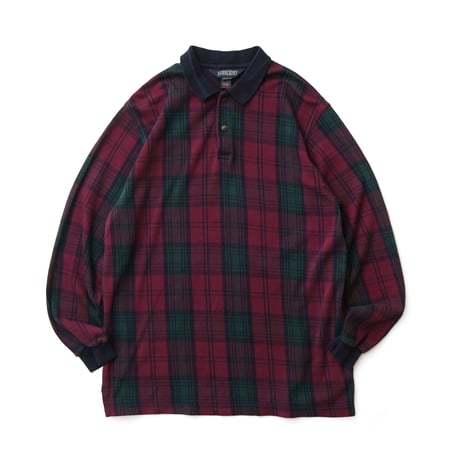 Land's End / Vintage, Plaid Polo L/S Shirt