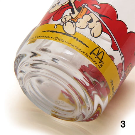 Garfield × McDonald's / Glass Mug Cup (Anchor Hocking)