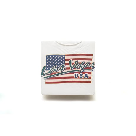 Las Vegas, NV / Vintage, Stars and Stripes Flag S/S Tee