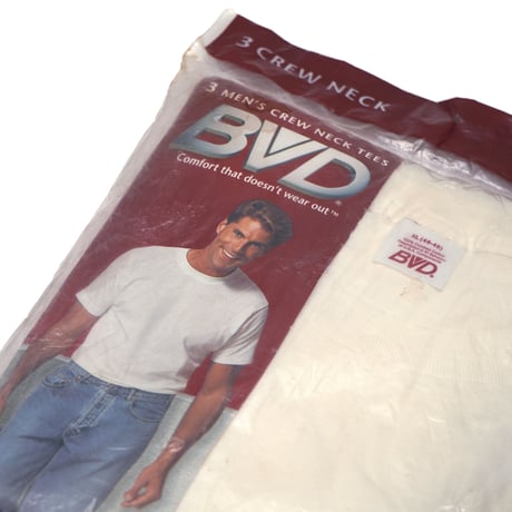 B.V.D.  / 3 Men's Crew Neck Tees