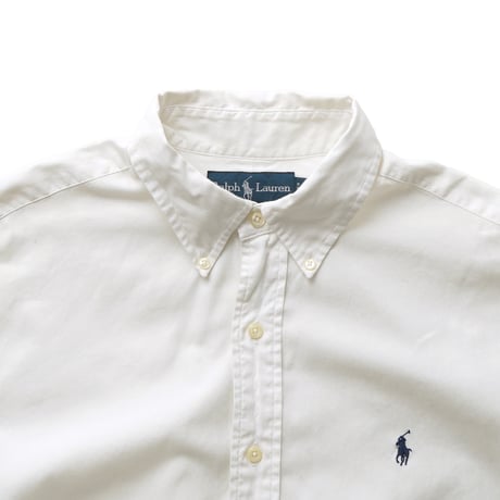 Ralph Lauren / Vintage, Cotton Twill B.D L/S Shirt "Classic Fit"