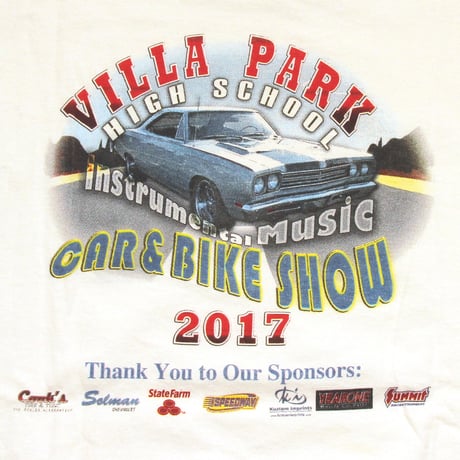 Villa Park Car & Bike Show / 15th Annual 2017 S/S Tee