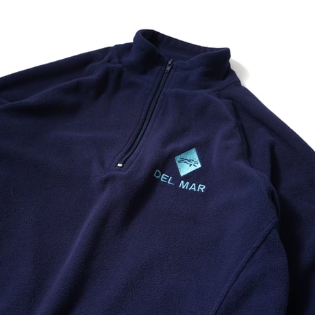 Del Mar Racetrack / Quarter Zip Pullover Fleece Jacket "TVG Network"