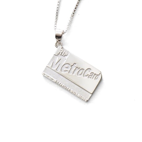 IN-PUT-OUT / "R.I.P Metro Card" Necklace