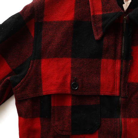 Woolrich / Vintage, Double Mackinaw Cruiser Jacket "Buffalo Plaid, Wool Melton"