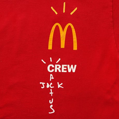 Cactus Jack × McDonald's / Travis Scott Meal Crew S/S Tee