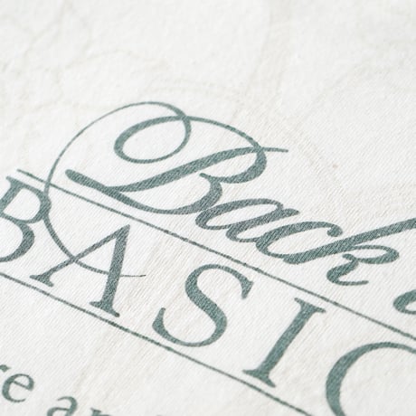 Back to Basics / Vintage, Logo S/S Tee