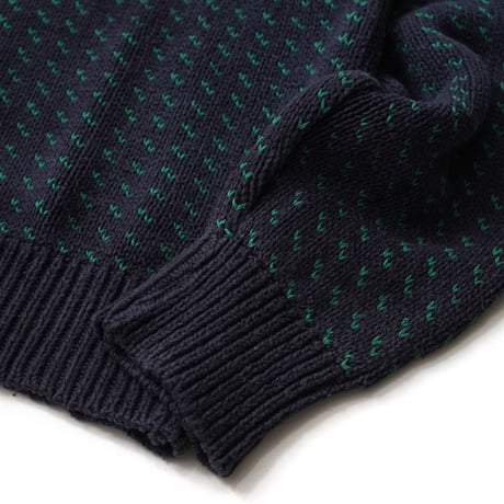 ALPS / Vintage, Birds Eye Cotton Knit Crewneck Sweater