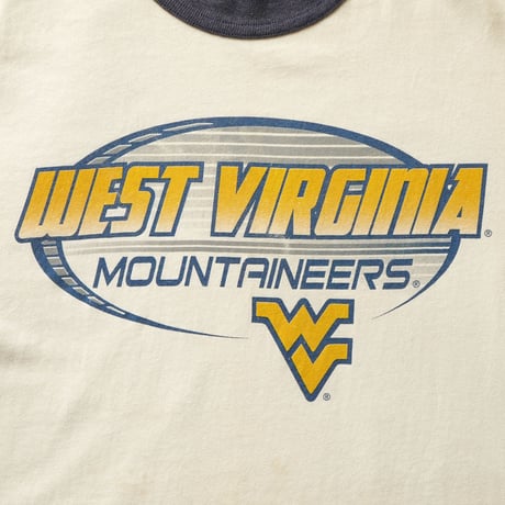 West Virginia University / Vintage, Mountaineers Ringer S/S Tee