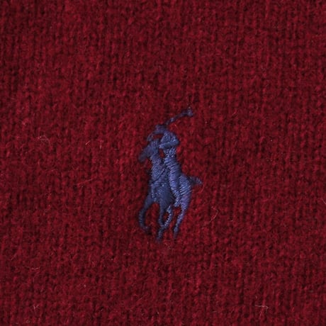 Polo Ralph Lauren / Vintage, Lambs Wool Knit Polo L/S Shirt