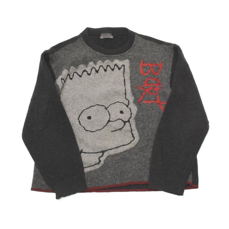 ICE BURG / The Simpsons "Bart" Knit Crewneck