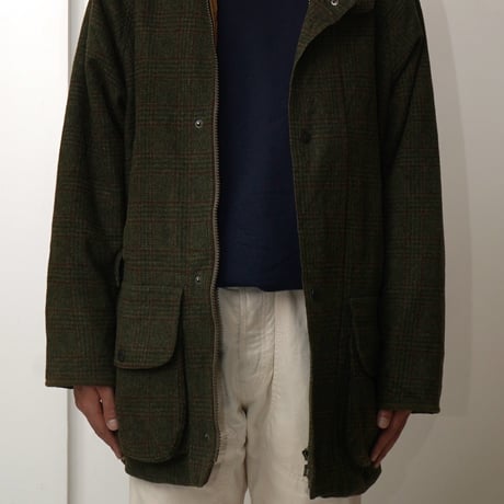 Barbour / Vintage, Loden Check Jacket (Alpaca Wool Tweed Coat)