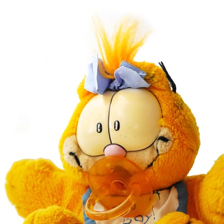 Garfield / Vintage, Plush Toy "Baby, It's A Boy"