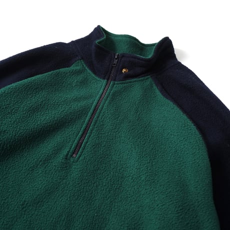 Vintage, Quarter Zip Fleece Jacket
